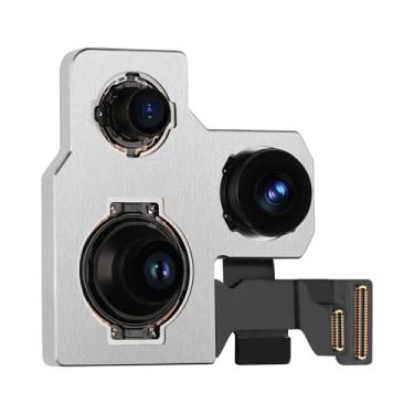 Imagem de Risidamoy Para iPhone 14 Pro 48MP OEM Câmera Traseira Principal Substituição com Lente Teleobjetiva Ultra Wide Zoom Óptico 5X HDR Fotos Cabo Flex 4K 60 fps 1080p Vídeo HD A2650 A2889 A2890 A2891 A2892