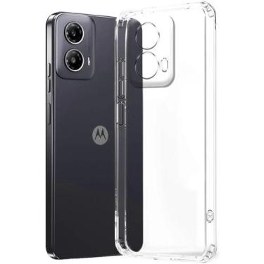 Imagem de Capa Capinha Transparente Anti Shock Para Motorola Moto G35 - LXL