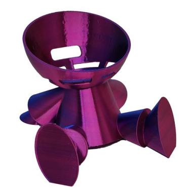 Imagem de Suporte Alexa Robô de Mesa Echo Dot 5 Dot 4 Bicolor 3D - Pupa 3D