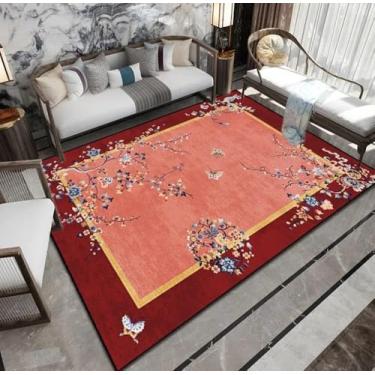 Imagem de Arte Sala de estar Tapete Casa Quarto Cabeceira Moda Macio Tapete Antigo Mesa de Centro Tapete de Pelúcia, SY273, QD, 200X200CM