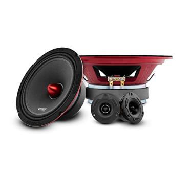 Imagem de DS18 Pacote Completo Pro-X8.4Bmpk Médio e Alto - Inclui 2 Alto-Falantes Médios de 8 "E 2 X 3.8 Pro Super Bullet Tweeter Bobina de Voz de Alumínio de 1" - Alto-Falantes de Porta para Sistema de Som Est