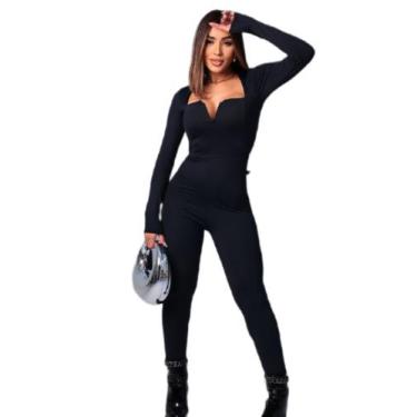 Imagem de Macacão Gringa De Luxo - Rotta Girl, Preto, Tamanho único 