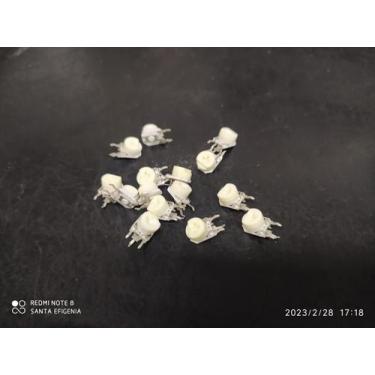 Imagem de 10x Trimpot Mini Vertical 10k 7mm Com Botão