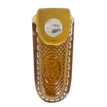 Imagem de Bainha de Canivete Cavalinho P SV48002 - Amarela - Selaria Vertentes