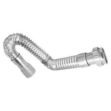 Imagem de Sifão Cromado Pia Cozinha Lavabo Banheiro Universal Flexível - Tanko S