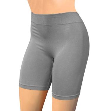 Imagem de Short Lingerie Anagua Longa Segunda Pele Confortável Sexy Sem Costura 