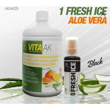 Imagem de Combo vita ak - fresh ice black aloe vera - Akmos