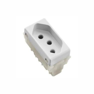 Imagem de Módulo tomada 2p+t 20a/250v branco - tramontina liz
