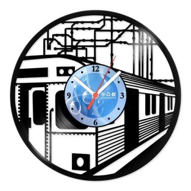 Imagem de Relógio De Parede Disco Vinil Diversos - Metrô - VDI-099 - Modernarte