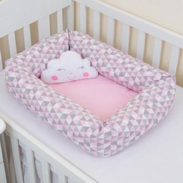 Imagem de Ninho Redutor De Berço Quadrado Chuva De Amor - LuckBabyEnxovais, Tria