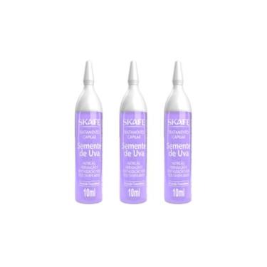 Imagem de Kit Skafe - Ampola Semente de Uva 10 ml - 3 Unid