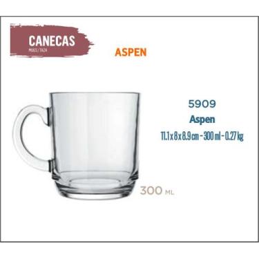 Imagem de 12 Caneca Aspen 300ml-Café C/Leite-Cappuccino-Chocolate-Chá - Nadir Fi