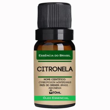 Imagem de Óleo Essencial Citronela 10ml - Natural Puro - Essência do Brasil