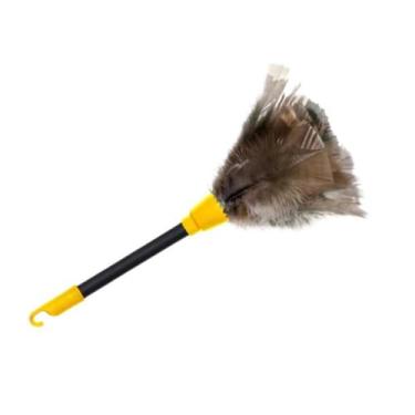 Imagem de Espanador De Pó Pena de Peru poeira Natural 32 cm - Eye produt