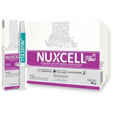 Imagem de Display Nuxcell Plus Suplemento Imunidade Cães Gatos- 20 Un - Biosyn