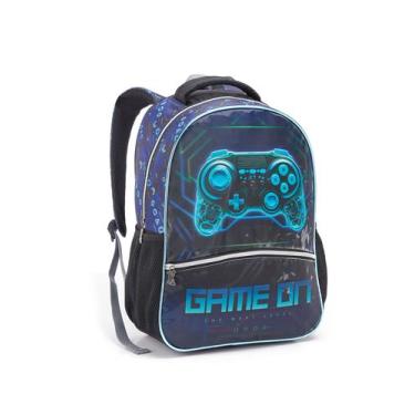 Imagem de Mochila Costas Infantil Escolar Game On Video Game Seanite