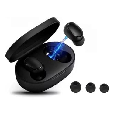 Imagem de Fone de Ouvido Bluetooth Sem Fio Rosa 5.1 para exercicio e ouvir musicas (preto)