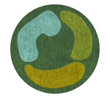 Imagem de Tapete redondo de veludo de cristal fácil de cuidar para quarto, cama, cobertor, sofá, mesa de centro, decoração para casa, SJR, 9.160 cm, 63 polegadas