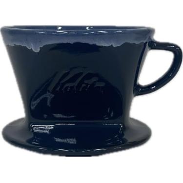 Imagem de [Amazon.co.jp Limited] Carita Kalita Coador de café de cerâmica de alta retenção de calor Hasamiyaki Série Marinha, para 2 pessoas, feito no Japão, SG102#02143 Equipamento de gotejamento