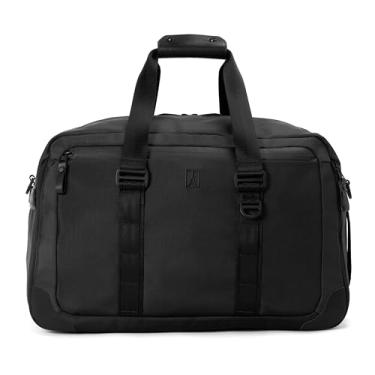 Imagem de Travelpro Bolsa esportiva de viagem de expansão dupla Altitude, 40-48L, fim de semana, durante a noite, resistente à água, homens e mulheres, preto, Preto Jet, 40-48L, Bolsa esportiva de viagem de