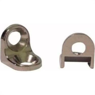 Imagem de Cantoneira Para Moveis Aliviada Jomarca 13 X13 Niquelada Pacote Com 10