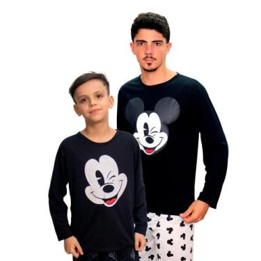 Imagem de Kit pijama inverno pai e filho - SLEEP PIJAMAS, Mickey, P
