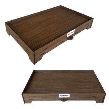 Imagem de Bandeja Porta 40 Cápsulas de Café Porta Máquina Xícaras Decorativa - I