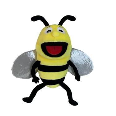 Imagem de Fantoche de Mão Insetos de Pelúcia, Brinquedos de Pelúcia, Acessório Educacional, Desenvolvimento Cognitivo (Abelha)