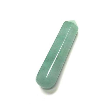 Imagem de Coleção de Cristal Zentron: 60 mm Cristal de Pedra preciosa Natural 5 cm + Varinha e Bolsa de Veludo (Verde Aventurina)