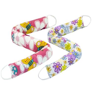 Imagem de SANFERGE Batente de Corrente de Ar de Porta Ponderado, Pacote com 2 Unidades de 36", Bloqueador de Porta Inferior, Preenchimento de Espaço de Luz e Ruído de Ar para Janela, Tela de (33 Polegadas)