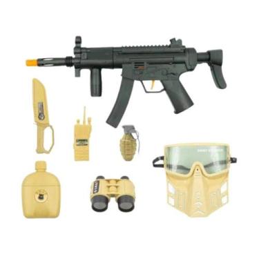 Imagem de Kit Policial Swat Tática Brinquedo Infantil com Acessórios para Fantas