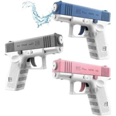 Imagem de Brinquedo Arma Água Elétrica Automática 1 Pente Carregável, Para Brincadeira Divertida