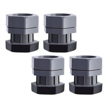 Imagem de IEUDNS 4X Anti -vibração almofadas para máquina de lavar, almofadas de pé de altura Ajuste o estabilizador de ruído cancelando almofadas de arruela pedestal