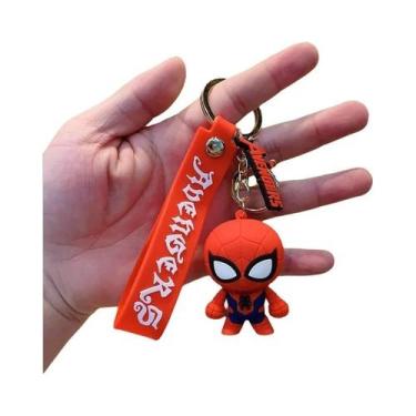 Imagem de Chaveiro Kawaii Homem-Aranha - Figura de Ação para Mochila ou Bolsa In
