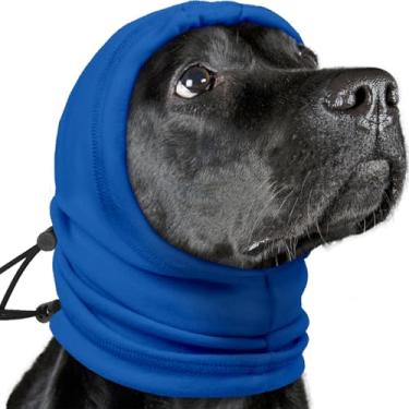 Imagem de Nanaki Moletom com capuz calmante para cães, 3ª geração de hematomas antiderrapantes, protetores de ouvido para cães, protetores de cabeça de cachorro ajustáveis, proteção contra ruído, protetor de