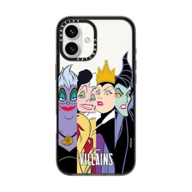 Imagem de CASETiFY Capa Impact para iPhone 16 Plus [Villains Co-Lab / Proteção contra quedas de 2,5 metros/Magsafe] - Disney Villains - Preto transparente