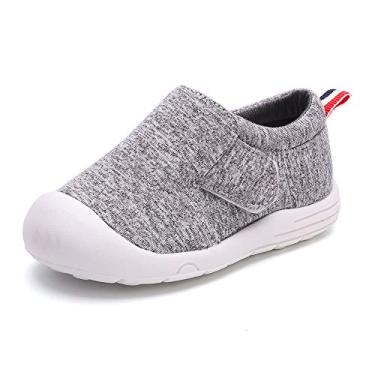 Imagem de Tênis infantil para bebês Peggy piggy para meninos e meninas, antiderrapante, sapatos para caminhada de primeira linha, sapatos de malha respirável 6 9 12 18 meses, Gray313, 12 Months Infant