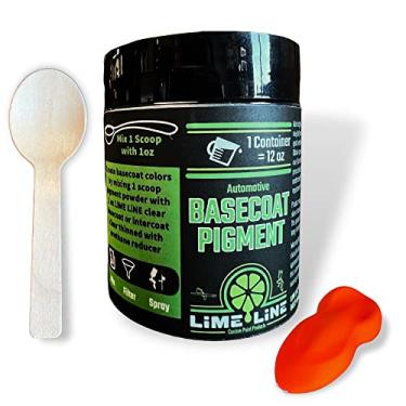 Imagem de LiME LiNE Base Coat Maker Pigmento em pó, grau automotivo, base (Laranja brilhante)