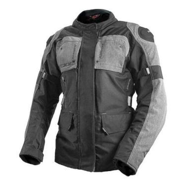 Imagem de Jaqueta Texx Feminina Armor Parka Impermeavel Motociclista, M, CINZA