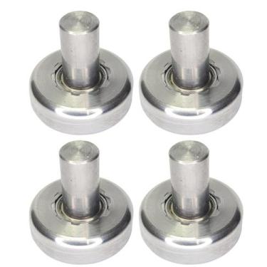 Imagem de Kit 4 Roldana Guia Superior Porta de Correr 43mm Novo Design - Tudo Fa