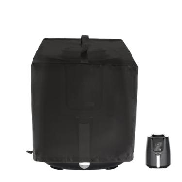 Imagem de Capa de fritadeira preta para bancada de cozinha, capa resistente ao calor resistente ao calor para fritadeira a ar Ninja AF101 4 Quart/Instant Vortex Plus 6QT XL Air Fryer Ninja