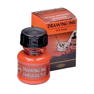 Imagem de Tinta Nanquim Alta Pigmentação Koh-I-Noor 20G Dark Orange