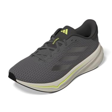 Imagem de adidas Tênis de corrida masculino Response, Óxido Taupe/Carbono/Limão Pulso, 38