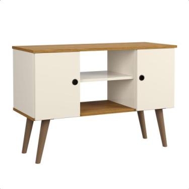 Imagem de Rack para Sala/ Quarto Suporte Para TV Até 43 Polegadas Retro Moderno 