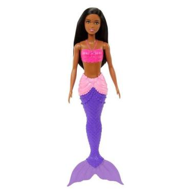Imagem de Barbie Sereia Morena com Cauda Roxa - Mattel