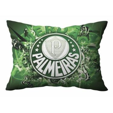 Imagem de Capa de Travesseiro Personalizada Times de Futebol Fronha Decorativa C