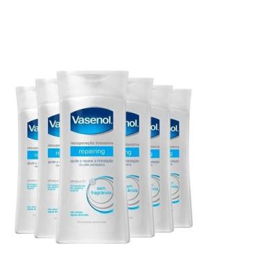 Imagem de Kit Creme Hidratante Corporal Vasenol Recuperação Repairing 200ml - 6 