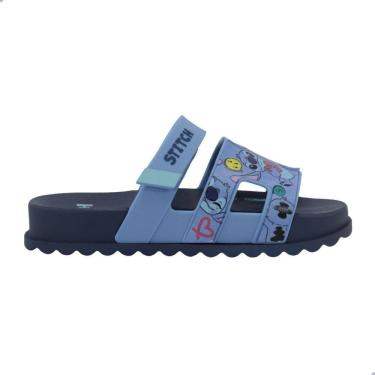 Imagem de Tamanco Infantil Menina Grendene Kids 23296 Disney Glam Azul