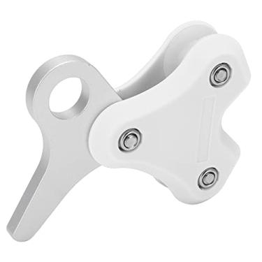 Imagem de Polia de Liga de Alumínio para Mergulho, Retrator de Corda de Metal, Acessórios de Mergulho de Alta Eficiência, Fácil de Usar, Leve para Mergulho Livre, Pendurado Sob a Bóia, Com