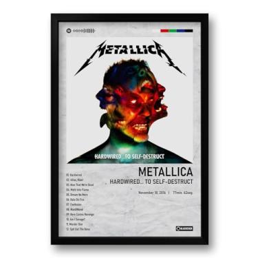 Imagem de Quadro Álbum Spotify Hardwired... To Self-Destruct - Metallica - 40x60cm